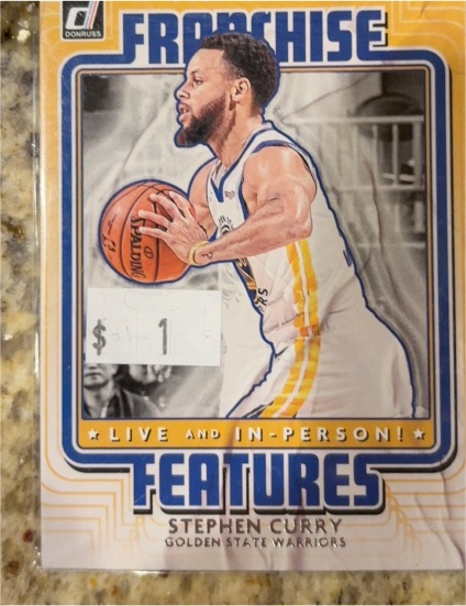 2020-21 Panini Donruss #10 Stephen Curry Franchise Features — front