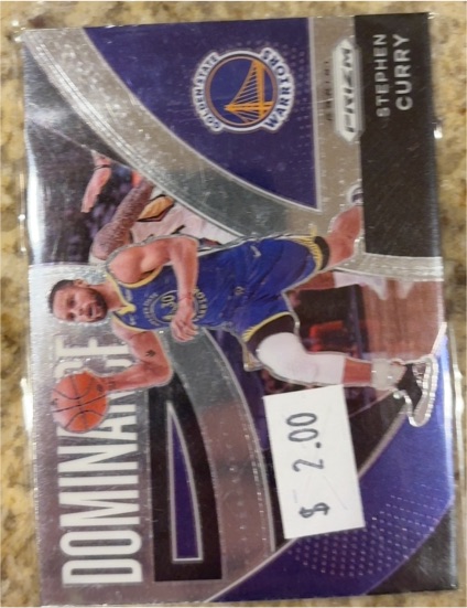 2021-22 Panini Prizm Dominance #14 Stephen Curry — front
