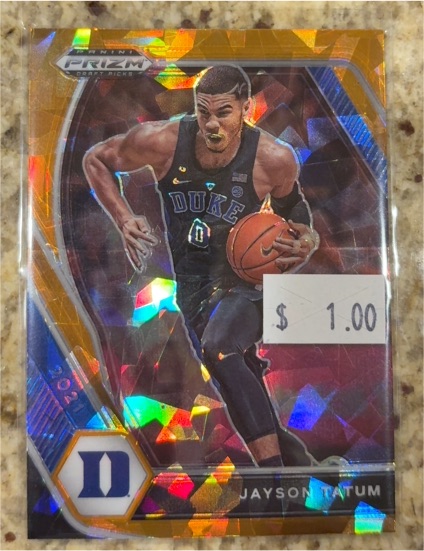 2021-22 Panini Prizm Draft Picks #61 Jayson Tatum — front