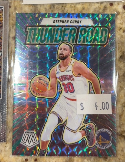 2024-25 Panini Mosaic #5 Stephen Curry Thunder Road — front
