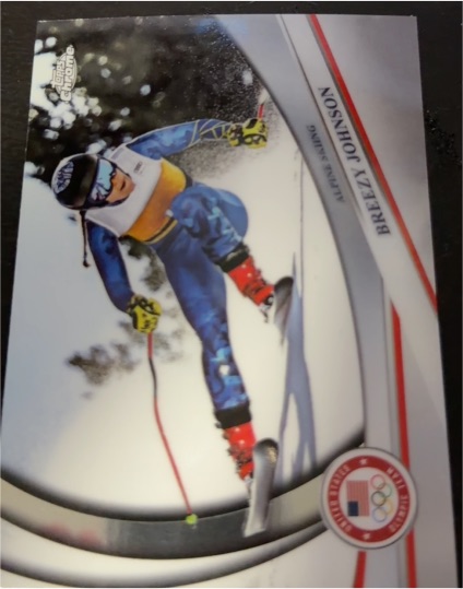 2026 Topps Chrome Winter Olympics #25 Breezy Johnson — front