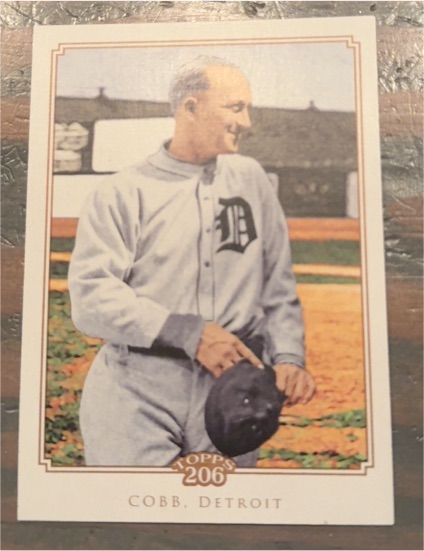 2010 Topps 206 #165 Ty Cobb — front