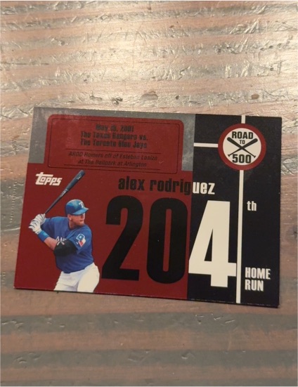 2007 Topps Alex Rodriguez Road To 500 #ARHR204 — front