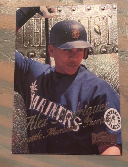 1999 Skybox Metal Universe #300 Alex Rodriguez — front