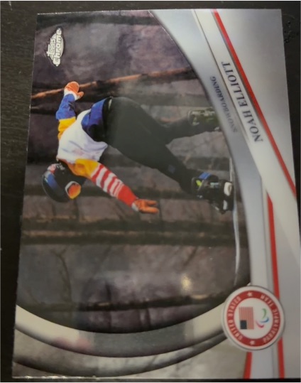 2026 Topps Chrome U.S. Winter Olympic #102 Noah Elliott — front