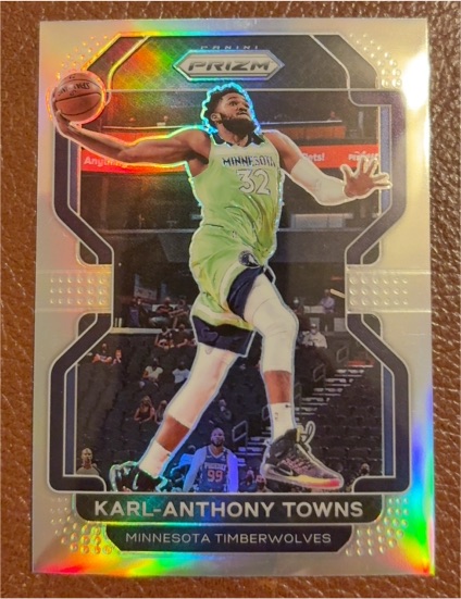 2021-22 Panini Prizm #157 Karl-Anthony Towns — front