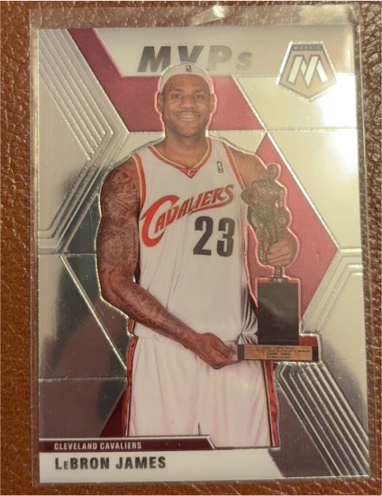2019-20 Panini Mosaic MVPs #298 LeBron James — front