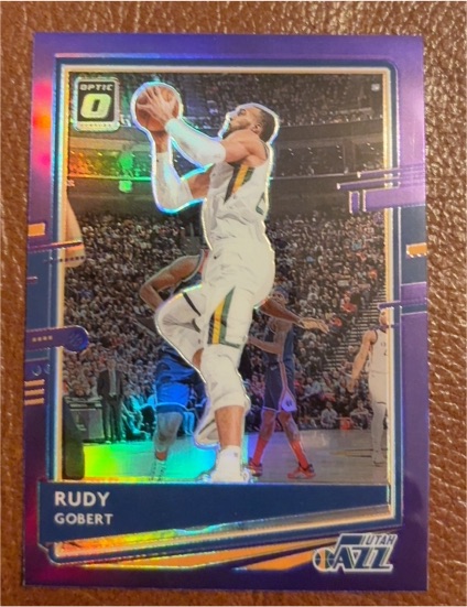 2020-21 Panini Donruss Optic #28 Rudy Gobert — front