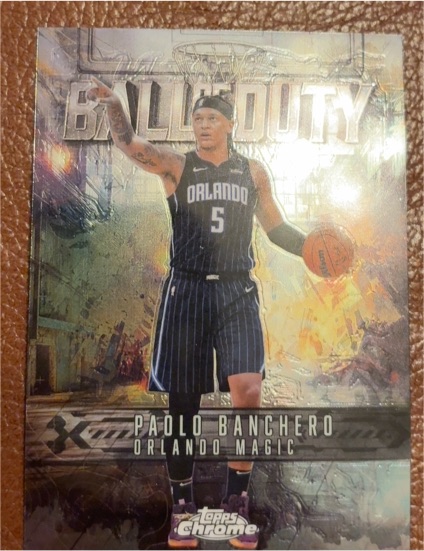 2025-26 Topps Chrome Basketball Ball of Duty #BD-14 Paolo Banchero — front