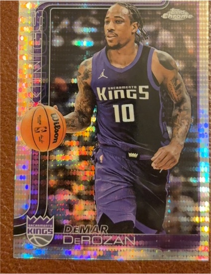 2025-26 Topps Chrome #240 DeMar DeRozan — front