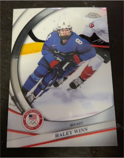 2026 Topps Chrome U.S. Winter Olympics #189 Haley Winn — front
