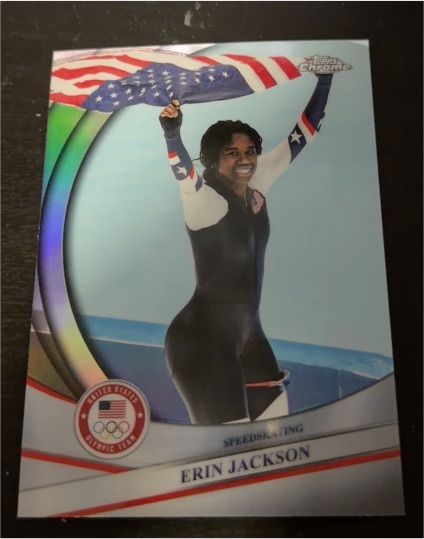 2026 Topps Chrome #33 Erin Jackson — front