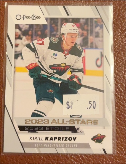 2023-24 O-Pee-Chee #523 Kirill Kaprizov 2023 All Stars — front