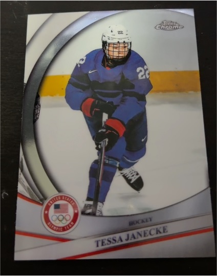 2026 Topps Chrome Winter Olympics #199 Tessa Janecke — front