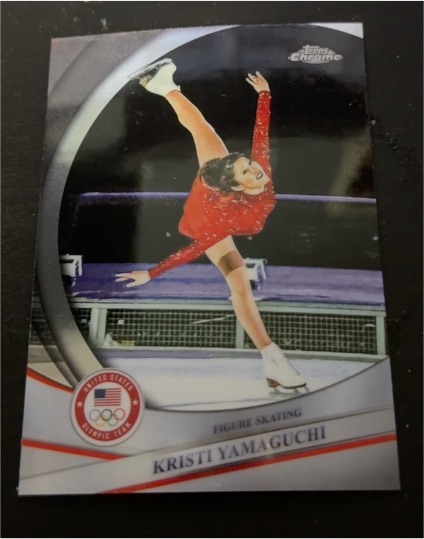 2026 Topps Chrome Winter Olympics #95 Kristi Yamaguchi — front