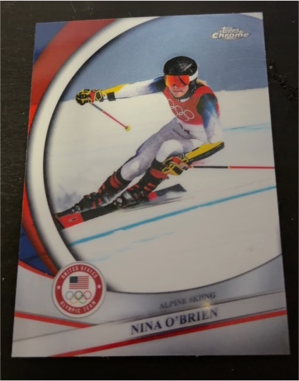 2026 Topps Chrome U.S. Winter Olympics #115 Nina O'Brien — front