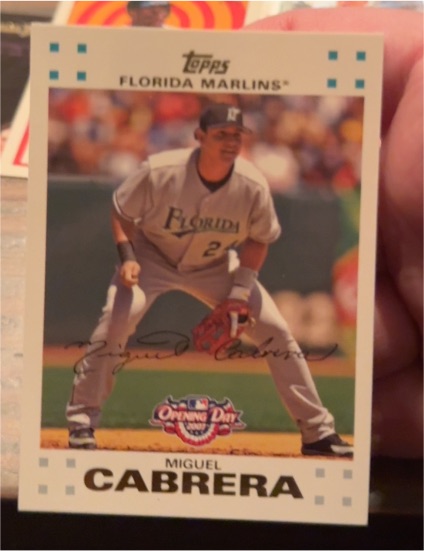 2007 Topps Opening Day #58 Miguel Cabrera — front