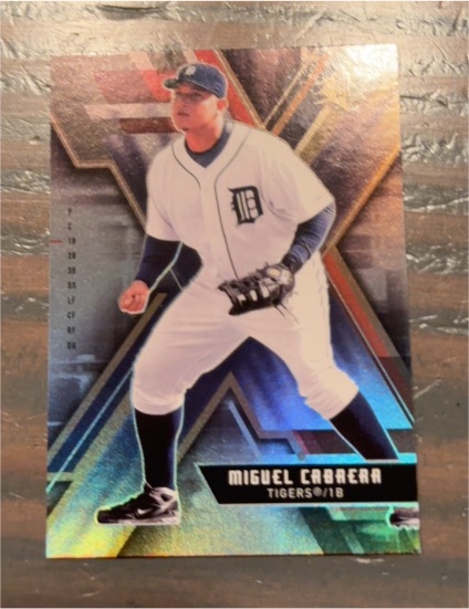 2008 Upper Deck X #40 Miguel Cabrera Detroit Tigers — front