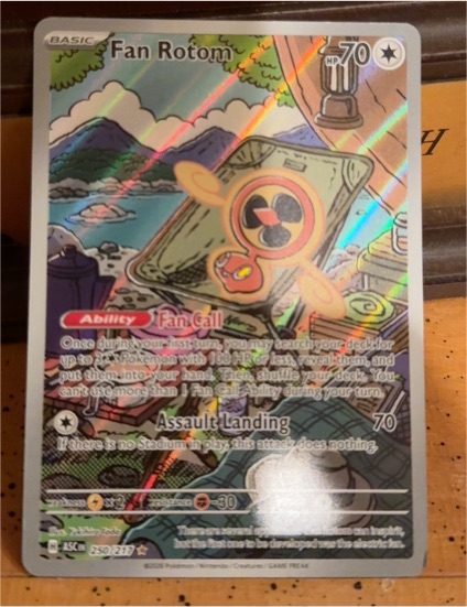 2023 Pokémon Ascended Heroes #250 Fan Rotom — front
