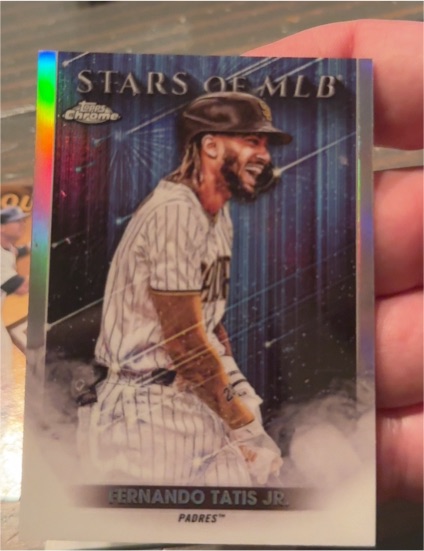 2022 Topps Chrome Stars of MLB #SMLBC-17 Fernando Tatis Jr. — front