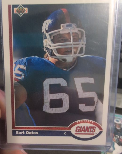 1991 Upper Deck #418 Bart Oates — front
