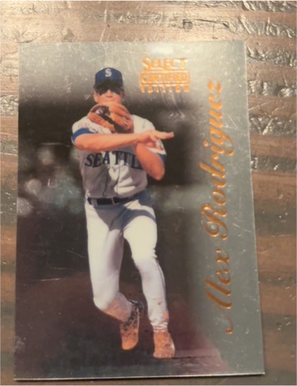 1996 Select Certified Edition #6 Alex Rodriguez — front