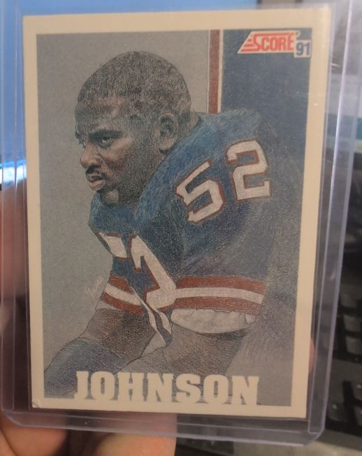 1991 Score #635 Pepper Johnson — front