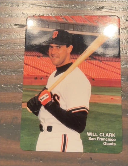 1990 Mother's Cookies #3 Will Clark — front