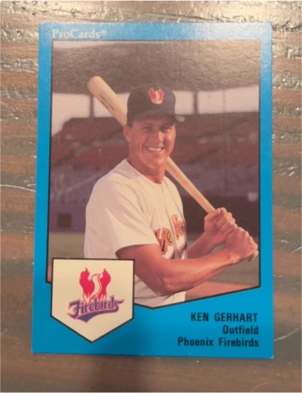 1989 ProCards Minor League Team Sets #1499 Ken Gerhart — front