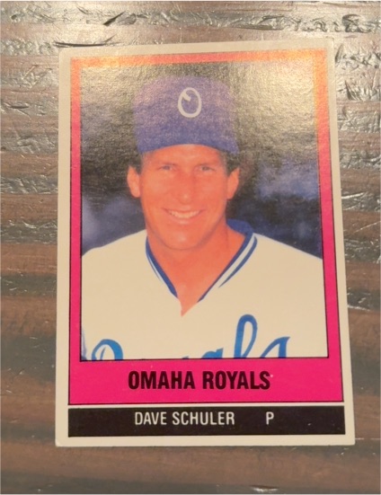 1986 TCMA #19 Dave Schuler — front