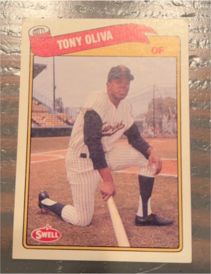 1989 Swell Baseball Greats #12 Tony Oliva — front