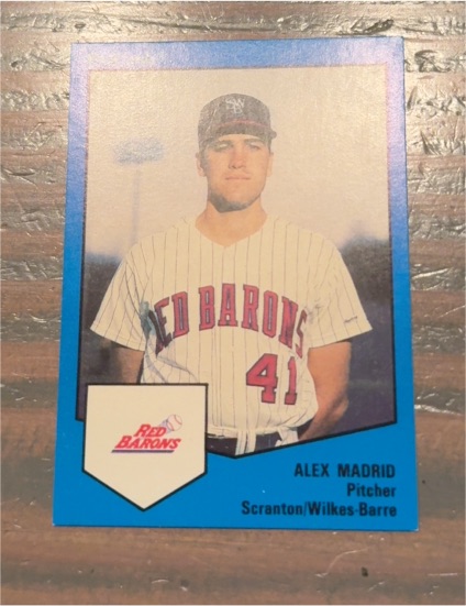 1989 ProCards #720 Alex Madrid — front