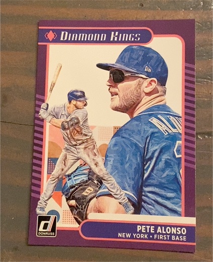 2021 Donruss Diamond Kings #19 Pete Alonso — front