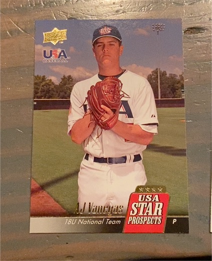 2009 Upper Deck Signature Stars USA Star Prospects #USA-18 AJ Vanegas — front