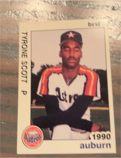 1990 Best #Tyrone Scott Auburn Astros — front