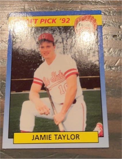 1992 Front Row Draft Picks #27 Jamie Taylor — front