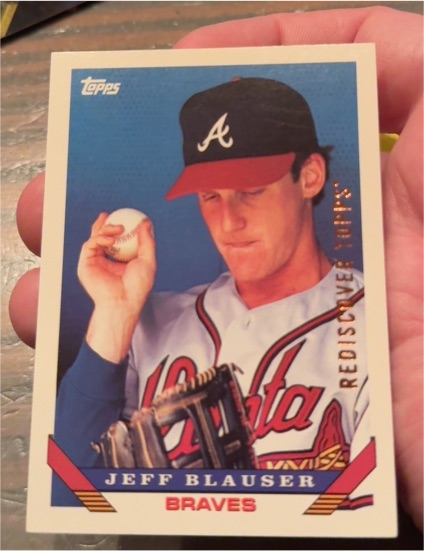 1993 Topps #552 Jeff Blauser — front