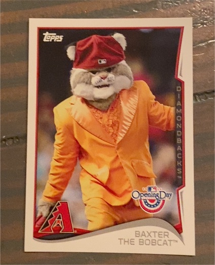 2015 Topps Opening Day #M-01 Baxter the Bobcat — front