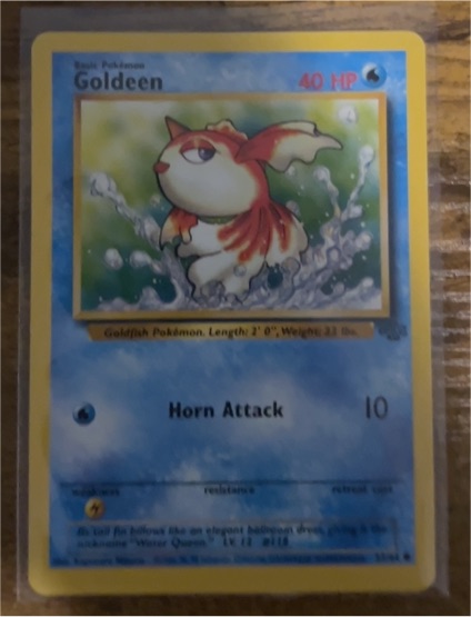 2000 Pokémon Base Set 2 #76 Goldeen — front