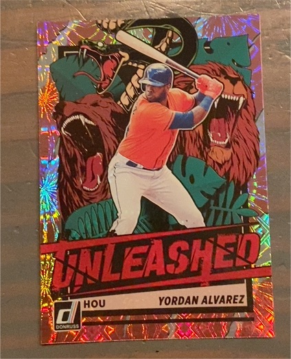 2021 Donruss #UNL1 Yordan Alvarez Unleashed — front