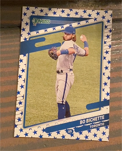 2021 Donruss #165 Bo Bichette — front