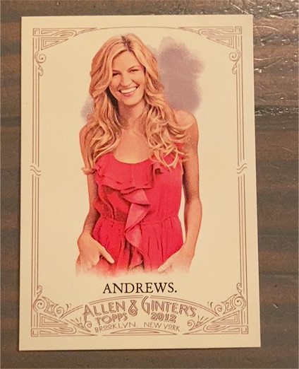 2012 Topps Allen & Ginter #75 Erin Andrews — front