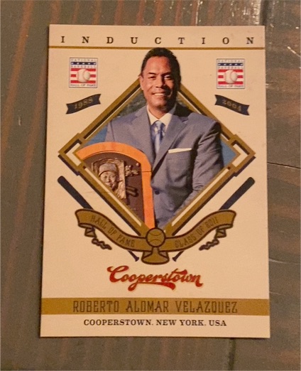 2012 Panini Cooperstown Induction #56 Roberto Alomar Velazquez — front