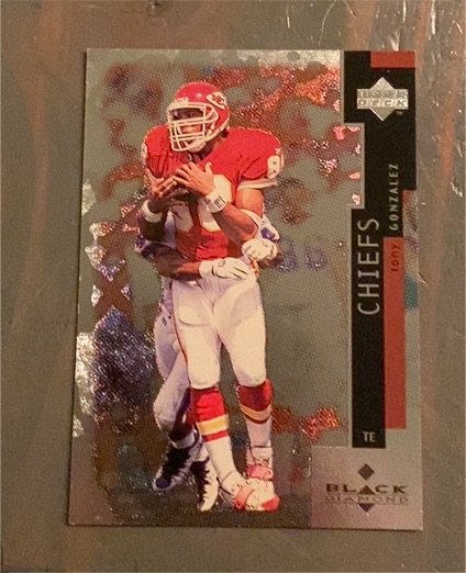 1998 Upper Deck Black Diamond #71 Tony Gonzalez — front