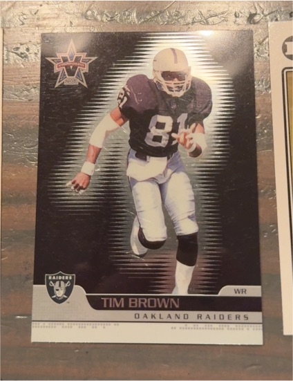 2001 Pacific Vanguard #68 Tim Brown — front