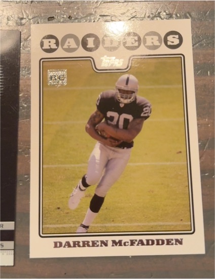 2008 Topps #346 Darren McFadden Rookie Card — front