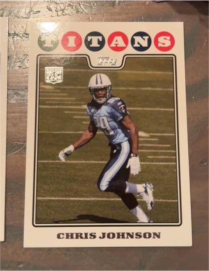 2008 Topps #351 Chris Johnson — front