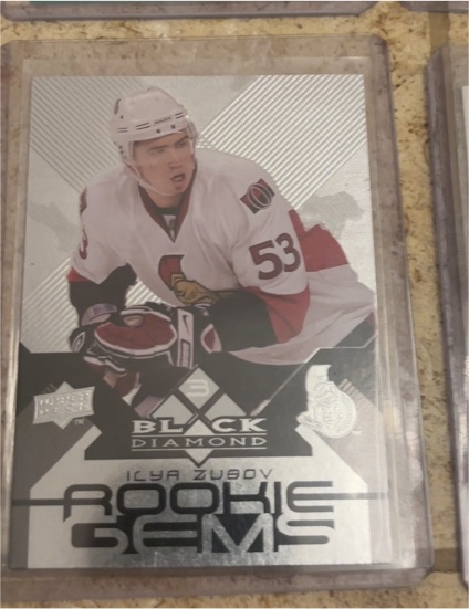 2008-09 Upper Deck Black Diamond #162 Ilya Zubov Rookie Gems — front