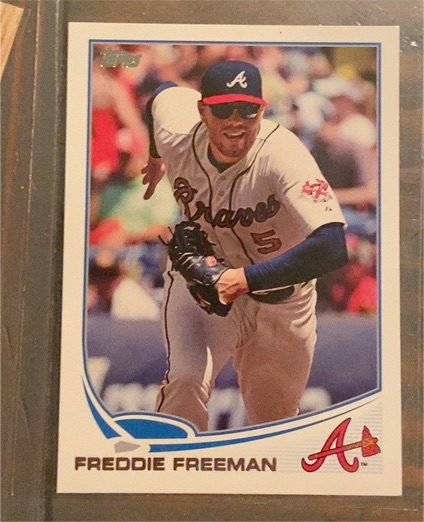 2013 Topps #105 Freddie Freeman — front