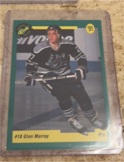 1991 Classic Draft Picks #15 Glen Murray — front